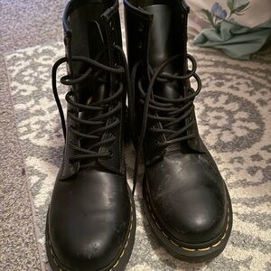 Dr. Martens Black Lace Up Boots